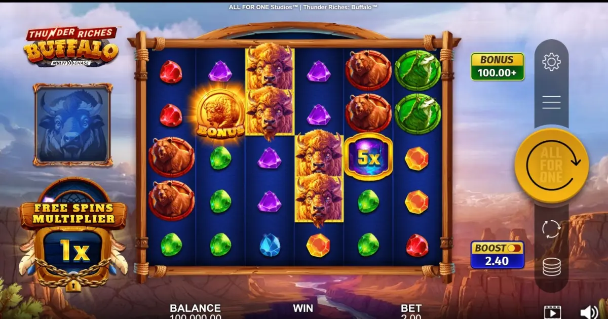 Thunder Riches: Buffalo Slot — screenshot