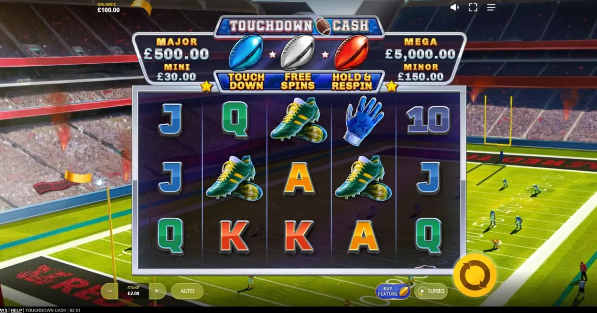 Touchdown Cash Slot — screenshot