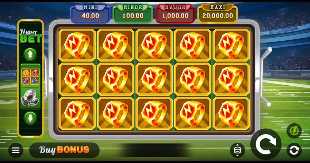 Touchdown Thunder: Hold and Win Slot — screenshot