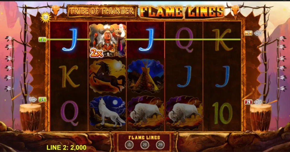 Tribe of Thunder Slot — screenshot