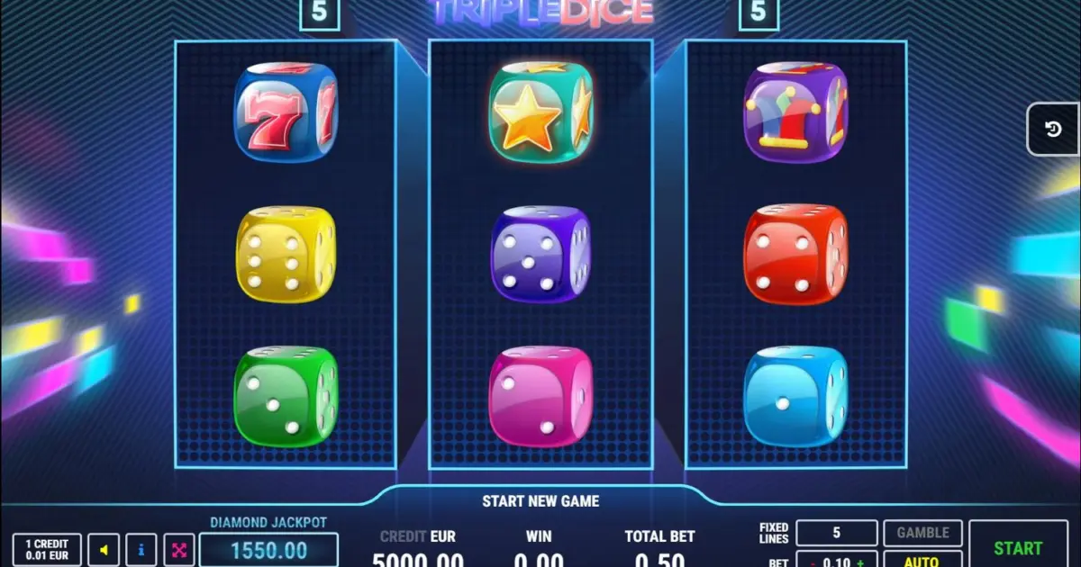 Triple Dice Slot — screenshot