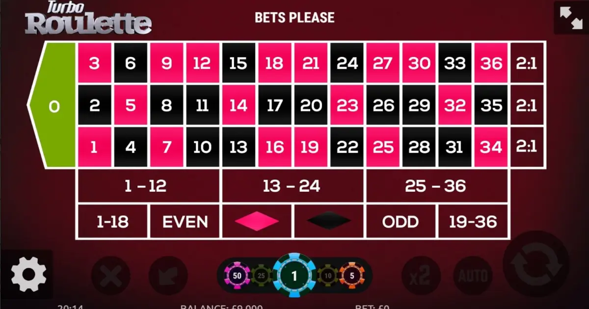 Turbo Roulette — screenshot