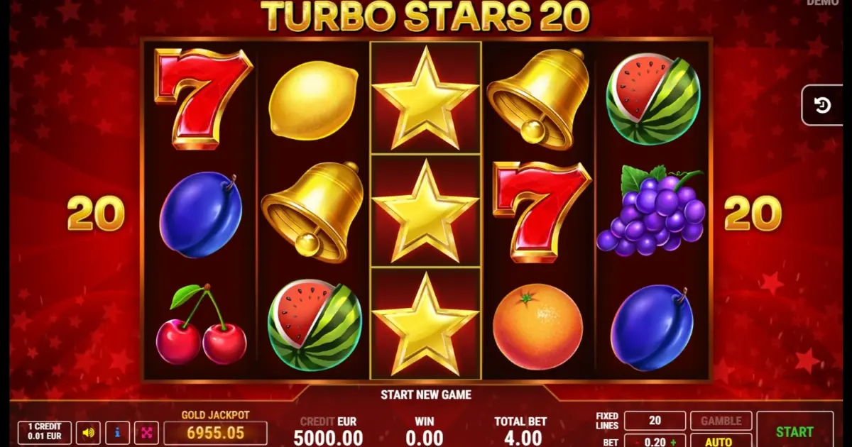 Turbo Stars 20 Slot — screenshot