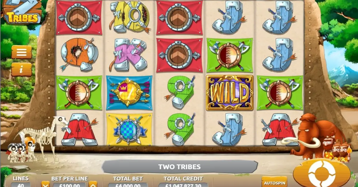 Two Tribes Slot — screenshot