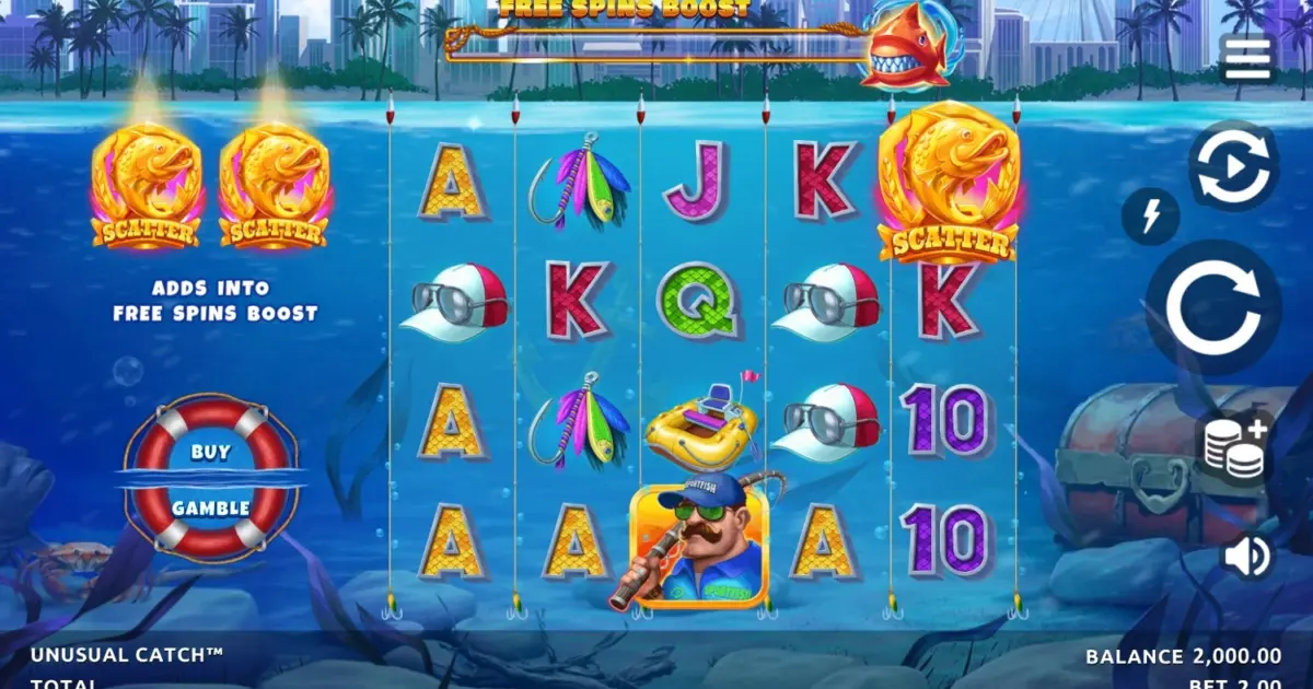 Unusual Catch Slot — screenshot