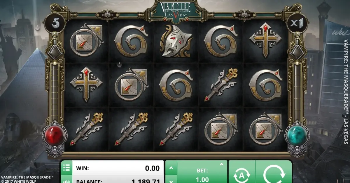 Vampire: The Masquerade – Las Vegas Slot — screenshot
