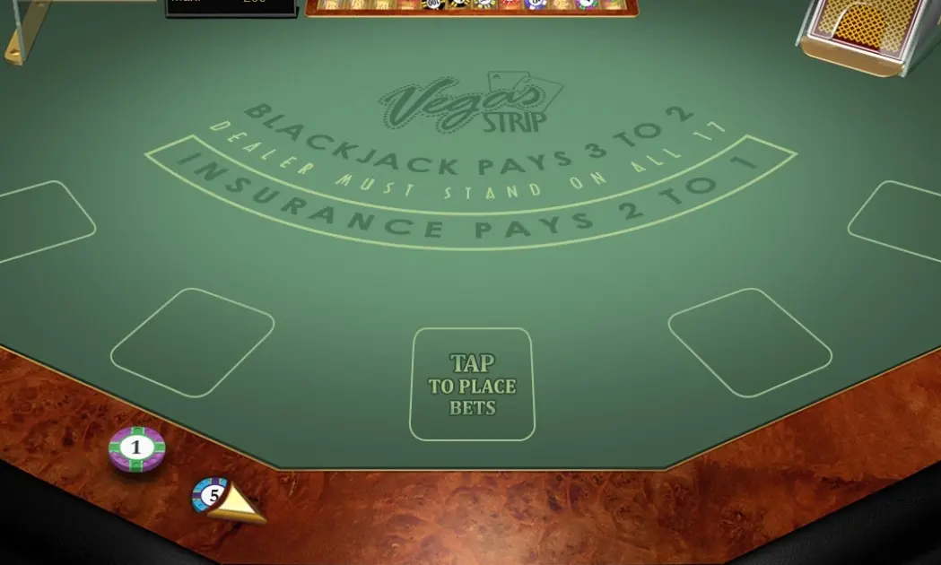 Vegas Strip Blackjack GOLD — screenshot