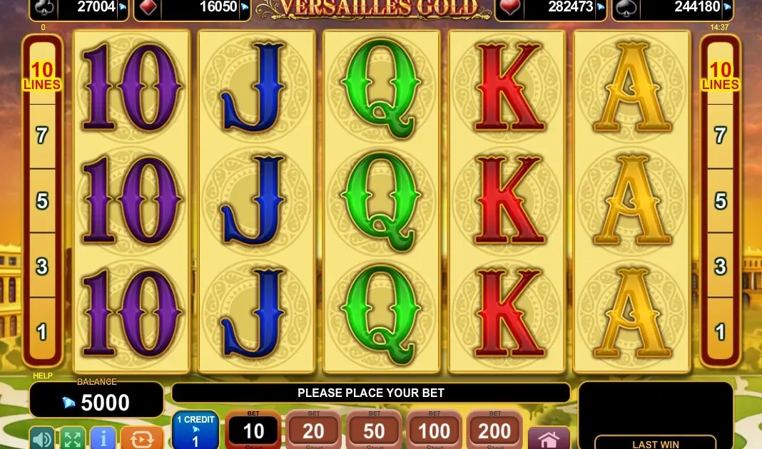 Versailles Gold Slot — screenshot