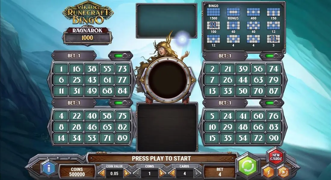Viking Runecraft Bingo — screenshot