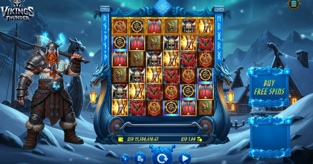 Vikings Thunder Slot — screenshot