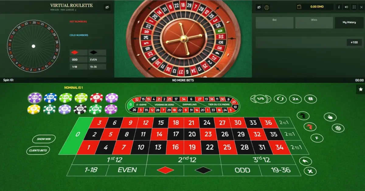 Virtual Roulette — screenshot