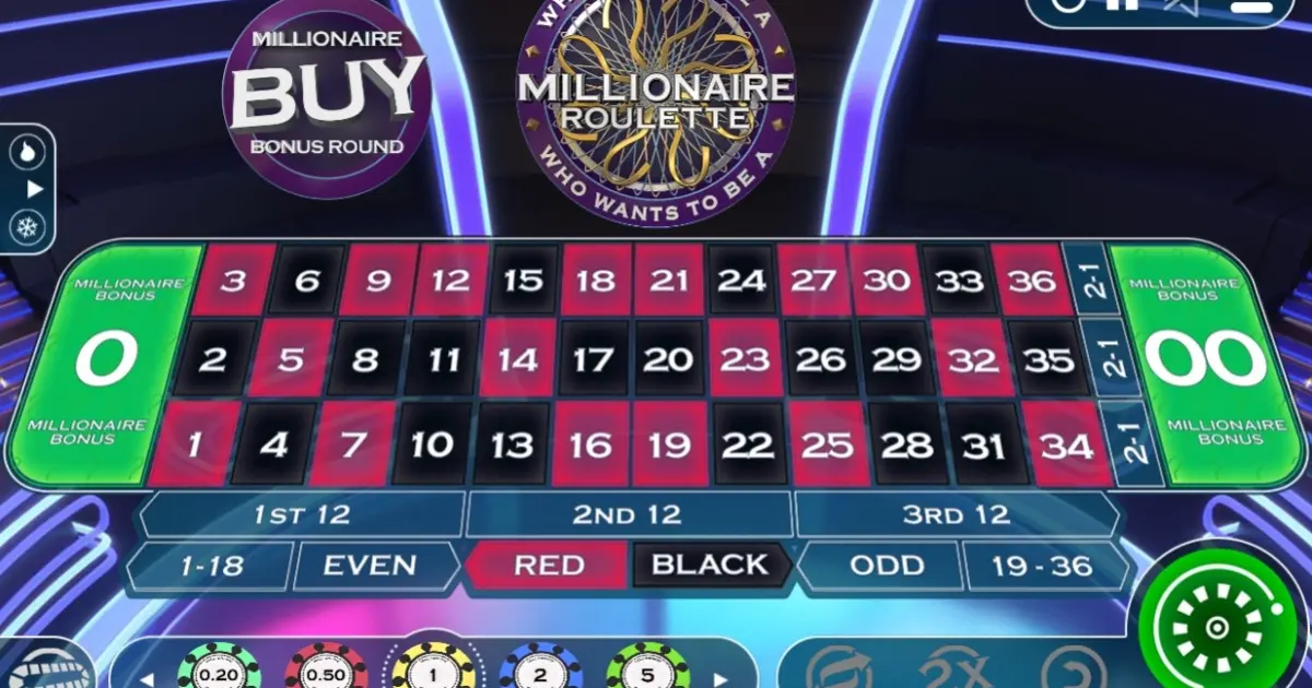 Who Wants To Be A Millionaire Roulette — screenshot