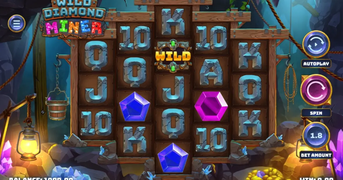 Wild Diamond Miner Slot — screenshot