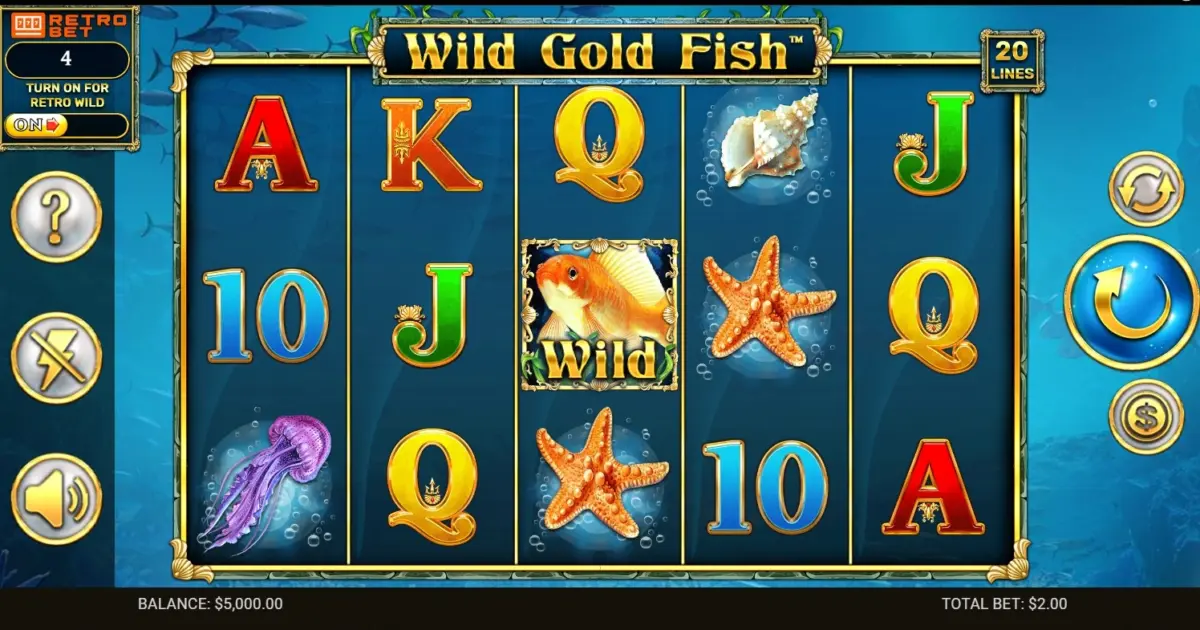 Wild Gold Fish Slot — screenshot