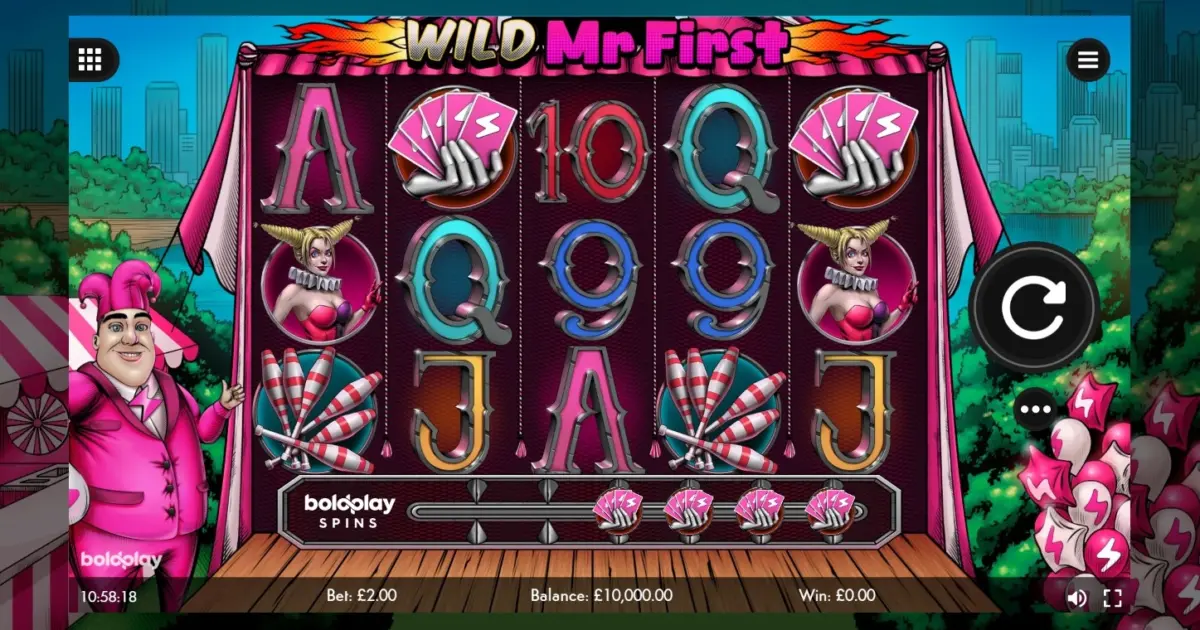 Wild Mr. First Slot — screenshot