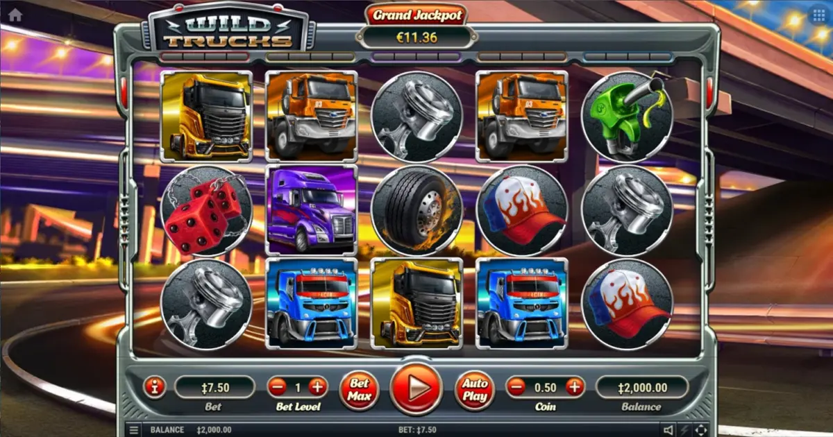 Wild Trucks Slot — screenshot
