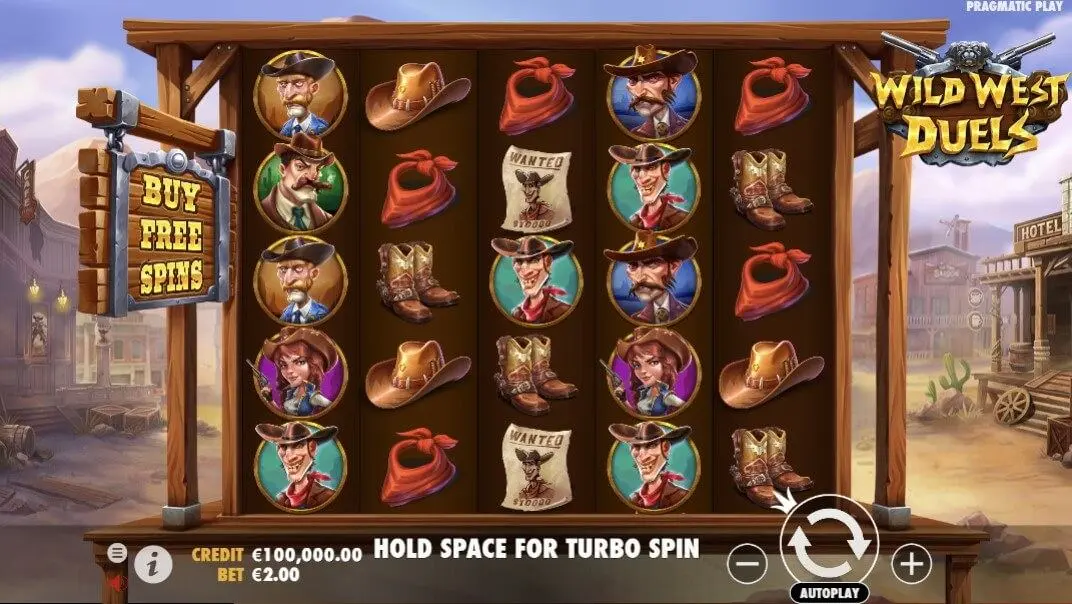 Wild West Duels Slot — screenshot