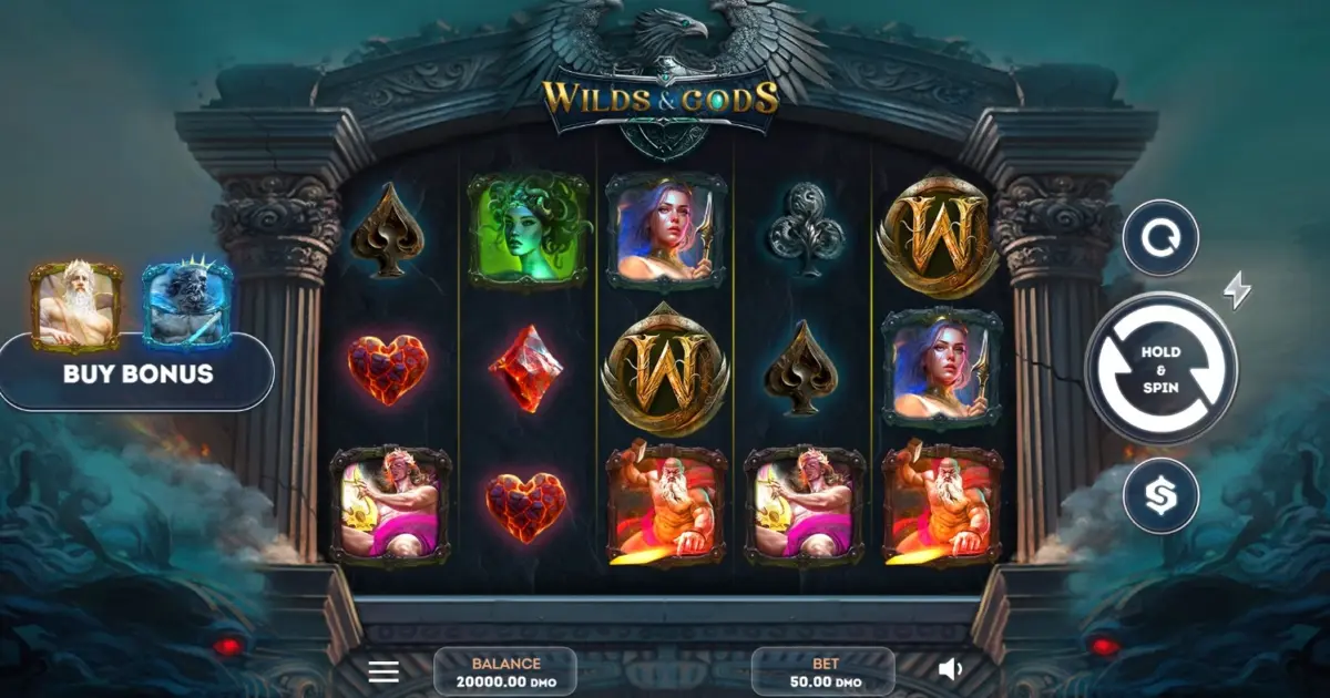 Wilds & Gods Slot — screenshot