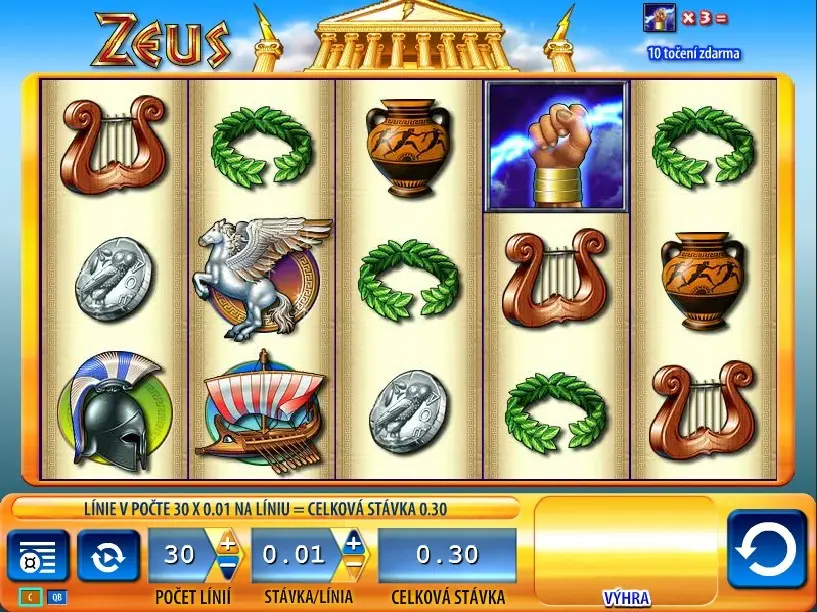 Zeus Slot — screenshot