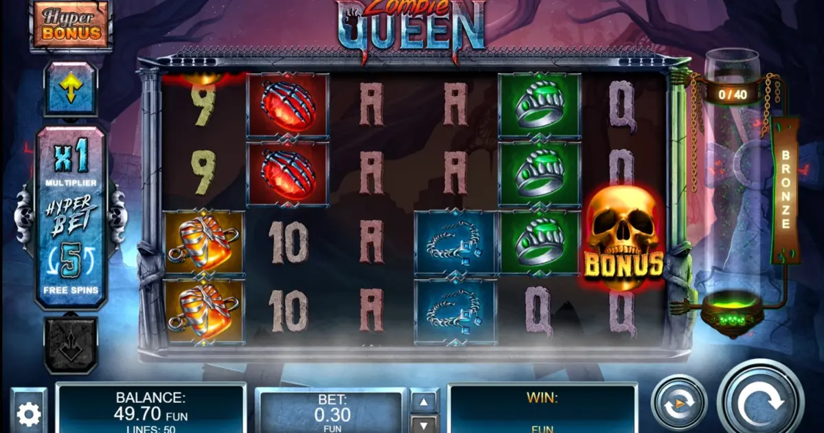 Zombie Queen Slot — screenshot